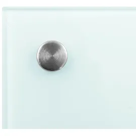 deluke Küchenrückwand Glas 80x50cm Weiß Wandverklediung Küche Wandschutz Spritzschutz Herdspritzschutz Glasplatte