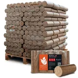 HEIZFUXX Holzbriketts Nestro XL Red, 960 kg, (Palette, 96-St)