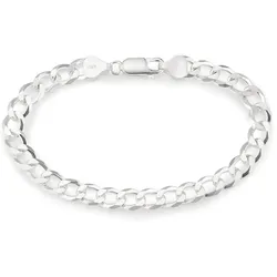 Armband »Schmuck Geschenk Silber 925 Armschmuck Armkette Panzerkette«, 17741617-19 silberfarben