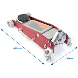 Primaster Rangierwagenheber Gummi 100-445 mm rot