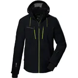 KILLTEC Herren Skijacke/Funktionsjacke mit abzippbarer Kapuze und Schneefang KSW 44 MN SKI JCKT, schwarz, XXL,