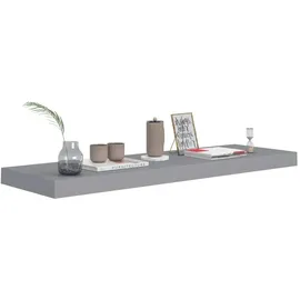 vidaXL Wandregal 80 x 23,5 x 3,8 cm Grau