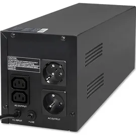 Qoltec Zasilacz awaryjny UPS Monolith 1200VA 720W (1200 VA, 720 W, Line-Interaktiv USV), USV