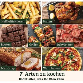 Cuisinart CompactMax Heißluftfritteuse 7,6 l schwarz