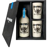 KNUT HANSEN DRY GIN Geschenk-Set | Weltweit ausgezeichnet | 0,5L KNUT HANSEN GIN inklusive 2 Keramik-Becher 0,5L