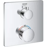 Grohe Grohtherm Thermostat-Brausebatterie mit integrierter 2-Wege-Umstellung chrom,