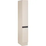BASIC by Balculina Vorratsschrank BASIC BY BALCULINA "Nizza B/H/T 30x211x57", seidengrau, cremona eichefarben, B:30cm H:211cm T:57cm, Holzwerkstoff, Schränke, Vorratsschrank, Breite 30 cm, Softclose