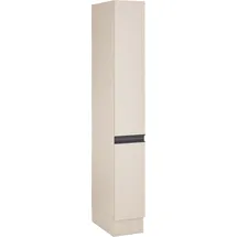 BASIC by Balculina Vorratsschrank BASIC BY BALCULINA "Nizza B/H/T 30x211x57", seidengrau, cremona eichefarben, B:30cm H:211cm T:57cm, Holzwerkstoff, Schränke, Vorratsschrank, Breite 30 cm, Softclose