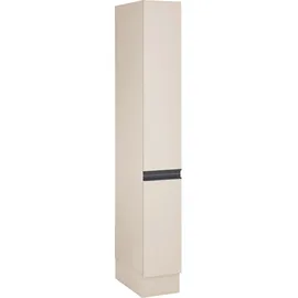 BASIC by Balculina Vorratsschrank BASIC BY BALCULINA "Nizza B/H/T 30x211x57", seidengrau, cremona eichefarben, B:30cm H:211cm T:57cm, Holzwerkstoff, Schränke, Vorratsschrank, Breite 30 cm, Softclose