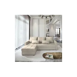 masseno Ecksofa Kos ¦ creme ¦ Maße (cm): B: 220 H: 85