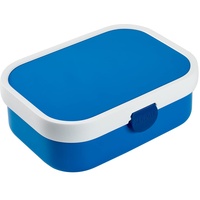 Mepal Brotdose Kinder - Bento Box Kinder - Brotdose Kinder mit Fächern & Gabel - Meal Prep Box mit Clip-Verschluss - BPA-frei & Spülmaschinenfest - 750 ml - Blue