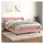 vidaXL Boxspringbett mit Matratze Rosa 140x200 cm Samt