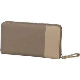 Zwei Eva EV2 Geldbörse Damen nubuk-cappuccino