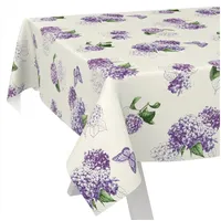 ANRO Wachstuchtischdecke Wachstischdecke Wachstuch Tischdecke abwaschbar Gartentischdecke Rund Oval
