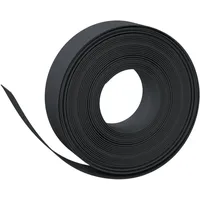 vidaXL Rasenkante Schwarz 10 m 15 cm Polyethylen