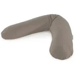 THERALINE Das Original Stillkissen inkl. Bezug Lehmgrau Bambus-Kollektion