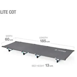 Helinox Campingliege Lite Cot Schwarz