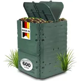 GARANTIA Thermo-King Komposter 600 Liter grün - Komposter Garten, Schnellkomposter, Abfall & Recycling, Biomüll, Komposteimer, Thermokomposter, Garten, Schnellkomposter Garten, Kompost