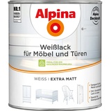 Alpina Weißlack für Möbel und Türen 2 l extra matt