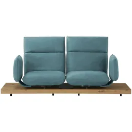 KOINOR Sofa 2-sitzig Experio ¦ türkis/petrol ¦ Maße (cm): B: 252