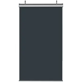 Outsunny Balkonverkleidung 124 x 222 cm grau Aluminium 1 St.