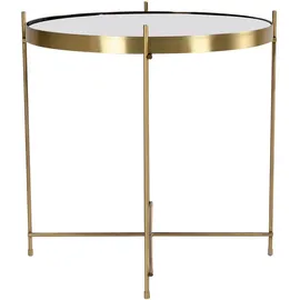 VCM ebuy24 Couchtisch, Gold, Holzwerkstoff, 48x48x48 cm, Wohnzimmer, Wohnzimmertische, Couchtische