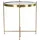 VCM ebuy24 Couchtisch, Gold, Holzwerkstoff, 48x48x48 cm, Wohnzimmer, Wohnzimmertische, Couchtische