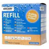 Absodry Nachfüllgranulat Box Classic 3er Pack 450 g, weiß