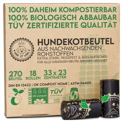 HUND IST KÖNIG kompostierbare Kotbeutel 270 St