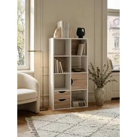 KADIMA DESIGN Bücherregal 8 Fächer 0 x 0 x 0 cm Weiß