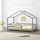 [en.casa] Hausbett Knätten 70 x 140 cm Kiefer grau hellgrau