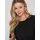 VILA Viplisa O-Neck Schwarz M