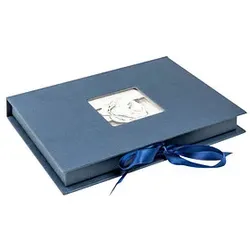 walther design Geschenkbox blau 14,5 x 20,1 x 2,8 cm
