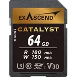 EXASCEND Catalyst 64GB 180MB/S V30 UHS I