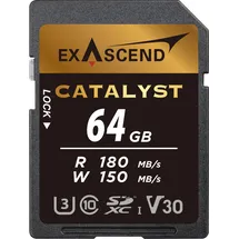 EXASCEND Catalyst 64GB 180MB/S V30 UHS I