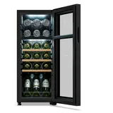 Klarstein Bovella 18 Duo+ Zweizonen-Weinkühlschrank 50l 18 Fl. Glastür