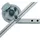 RB Messwerkzeuge Universal Winkelmesser-Satz Messbereich 360 Grad Schienenlänge 150-300 mm