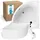 Calmwaters Calmwaters® Eckbadewanne Komplettset 120x120 cm mit Wannenträger & Ablaufgarnitur, Acrylwanne Modern Small 2, Duo-Badewanne für 2, Set Badewanne komplett, Eckwanne 120 x 120 cm, Weiß, 99000046