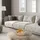 Relaxdays Serviertablett 3er Set rund, Natur