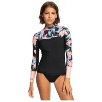 Roxy Sws Syn 1.0 Rashguard-jacke - Anthracite Paradise Found