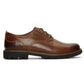 CLARKS Batcombe Tie Schuhe Dark Tan Lea 46