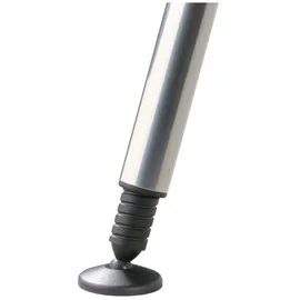 Hammerbacher AS12 höhenverstellbarer Schreibtisch ahorn rechteckig, A-Fuß-Gestell silber 120,0 x 80,0 cm