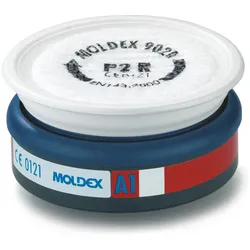 Moldex Kombifilter A1 P2 R, für  Serie 7000 + 9000, EasyLock®, organische Gase und Partikel