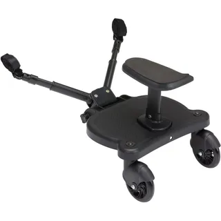 Fillikid Basic Buggy Board Exclusiv, Filliboard Mitfahrbrett nutzbar von 2-5 Jahre, Rollbrett Universell für alle gängigen Kinderwagen & Buggy, Kiddyboard mit abnehmbaren Sitz
