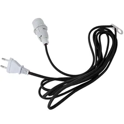 Lampenhalterung für Leuchtsterne - E14 Fassung - textilummanteltes Kabel - 3,50m...