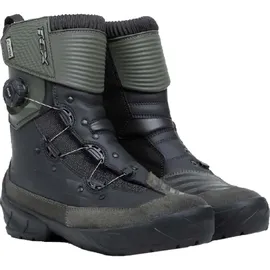 TCX Infinity 3 Mid WP Motorradstiefel, schwarz-grün, Größe 44
