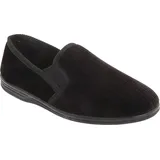 Zedzzz Herren Richard Hausschuhe / Pantoffeln, gemustert DF835 (42 EUR) (Schwarz) - Schwarz - 42
