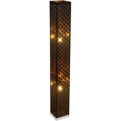 Globo Lighting Stehleuchte Holz - L/B/H ca. 15,00x15,00x118,00