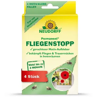 NEUDORFF Permanent FliegenStopp Insektizid 4 Stück