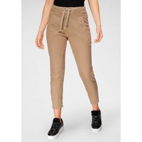 Please Jeans Jogger Pants »PL51G«, im Relax-Fit mit praktischem Gummizug-Bund, beige